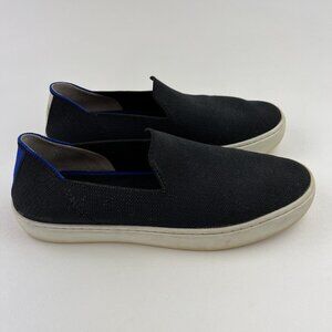 Rothy’s Shoes Womens 7.5 Navy Flats Slip On The Sneaker Knit Comfort Walking